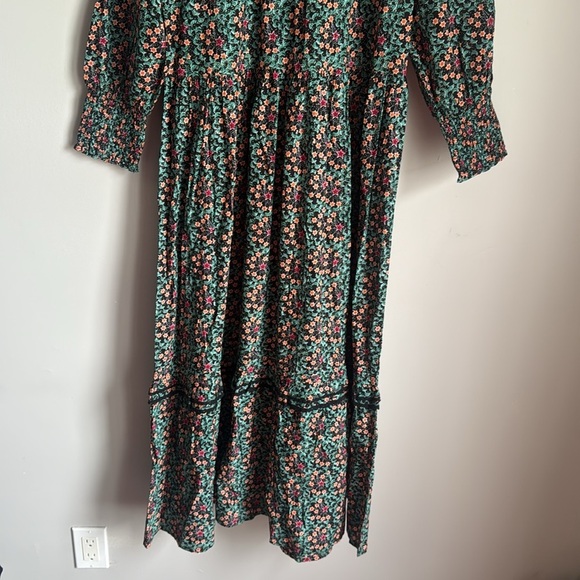 NEW Roller Rabbit Maxi Dress Etoiles Delfia Black Starry Print Small - Picture 4 of 11